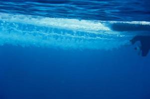 un barco motor giro submarino foto