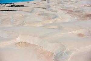 Sand dunes aerial view in shark bay Australia photo