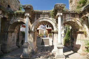 Hadrians Gate in Antalya, Turkiye photo