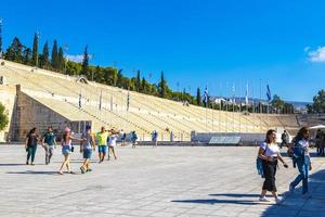 Athens Attica Greece 2018 Famous Panathenaic Stadium of the first Olympic Games Athens Greece. photo