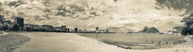 Botafogo Beach Flamengo Urca cityscape panorama Rio de Janeiro Brazil. photo