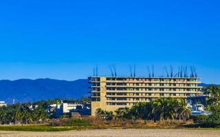 Huge gigantic construction stop building ruin in Puerto Escondido Mexico. photo