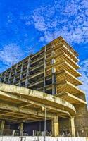 Huge gigantic construction stop building ruin in Puerto Escondido Mexico. photo