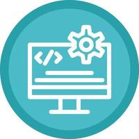 Code Engineering Vector Icon Design