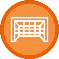 Goal Post Vector Icon Design