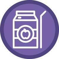 Apple Juice Vector Icon Design