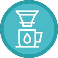 Coffee Dripper Vector Icon Design