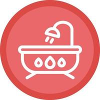 Bathtub Vector Icon Design