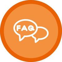 FAQ Vector Icon Design