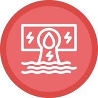 Hydroelectricity Vector Icon Design