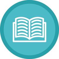 Open Book Vector Icon Design