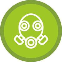 Gas Mask Vector Icon Design