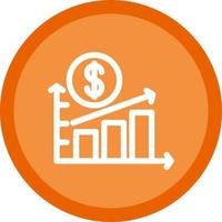 Rising Economy Vector Icon Design