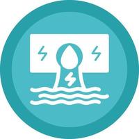 Hydroelectricity Vector Icon Design