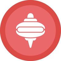 Spinning Top Vector Icon Design