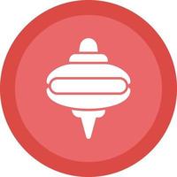 Spinning Top Vector Icon Design