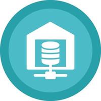 Data Warehouse Vector Icon Design