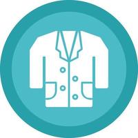 diseño de icono de vector de abrigo médico