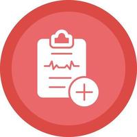 Medical History Vector Icon Design