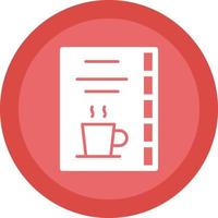 Coffee Card Vector Icon Design