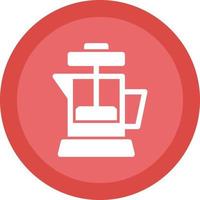 Coffee Press Vector Icon Design