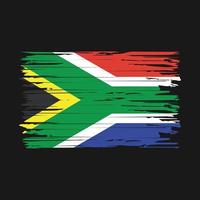 South Africa Flag Brush Strokes vector