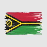 Vanuatu Flag Brush Strokes vector