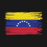 pinceladas de bandera de venezuela vector