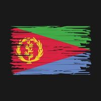 Eritrea Flag Brush Strokes vector