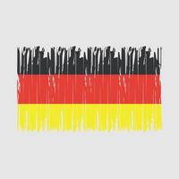 Germany Flag Brush vector