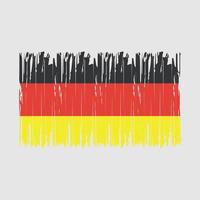 cepillo de bandera de alemania vector