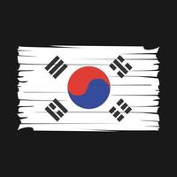 vector de bandera de corea del sur