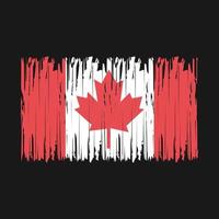 pincel de bandera de canadá vector