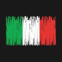 Italy Flag Brush vector