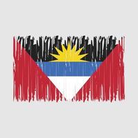 Antigua Flag Brush vector