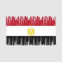 Egypt Flag Brush vector