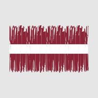 Latvia Flag Brush vector