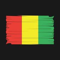 vector de bandera de guinea