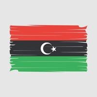 vector de bandera de libia