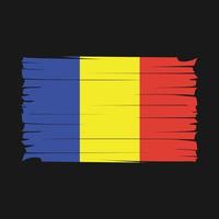 vector de bandera de rumania