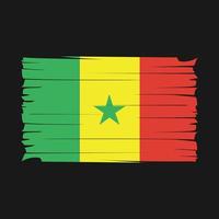 vector de bandera de senegal