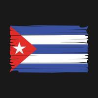 vector de bandera de cuba