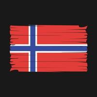 vector de bandera de noruega