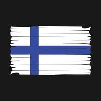 vector de bandera de finlandia