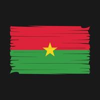 vector de bandera de burkina faso