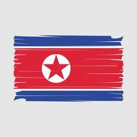 North Korea Flag Vector