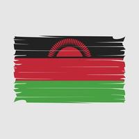 vector de bandera de malawi