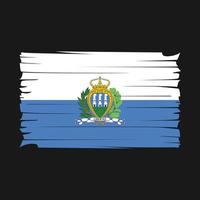 vector de bandera de san marino