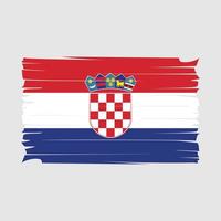 vector de bandera de croacia