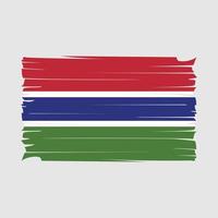 vector de bandera de gambia